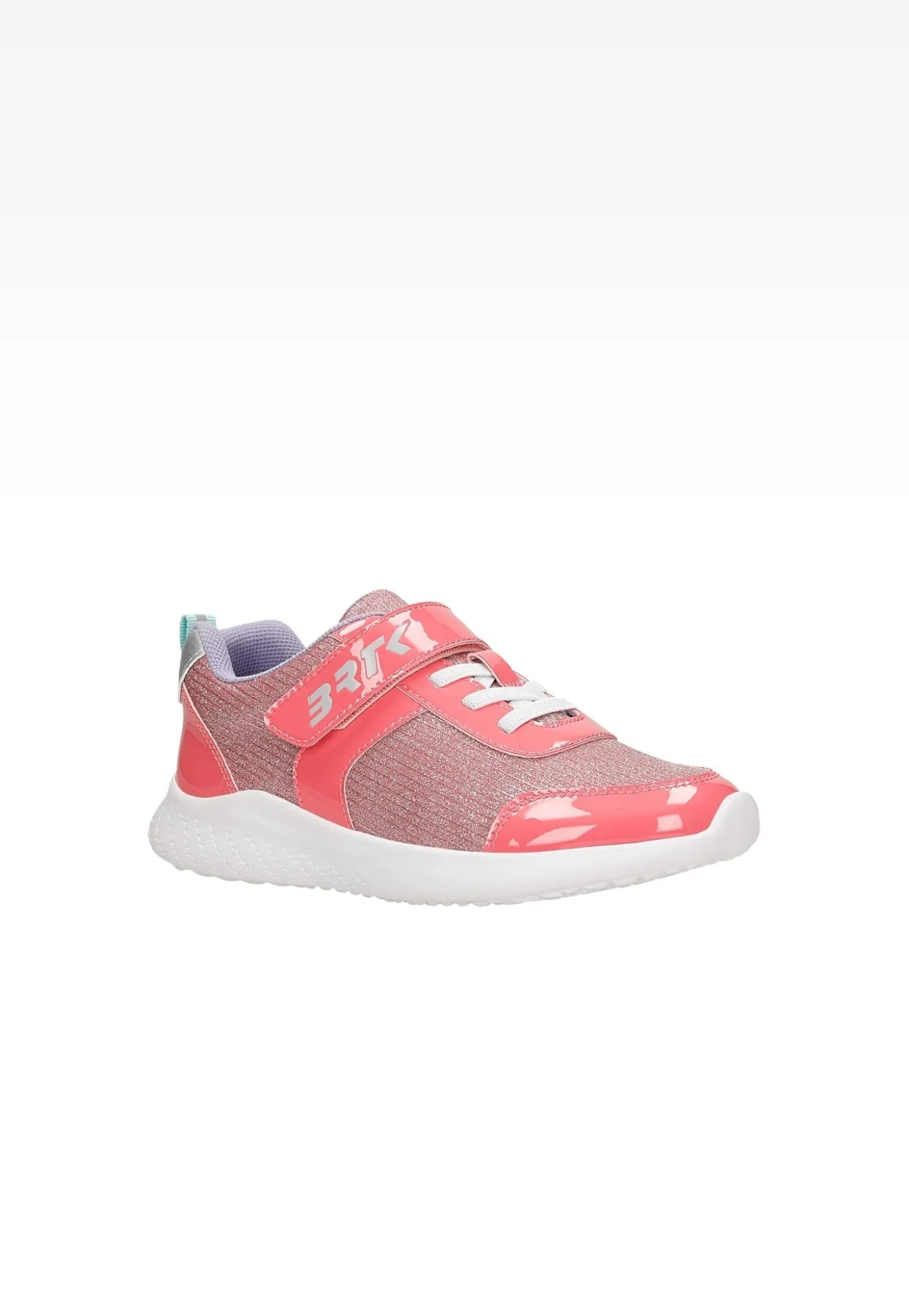 BARTEK różowe sneakersy dla dziewcząt z błyszczącym materiałem 87005-15