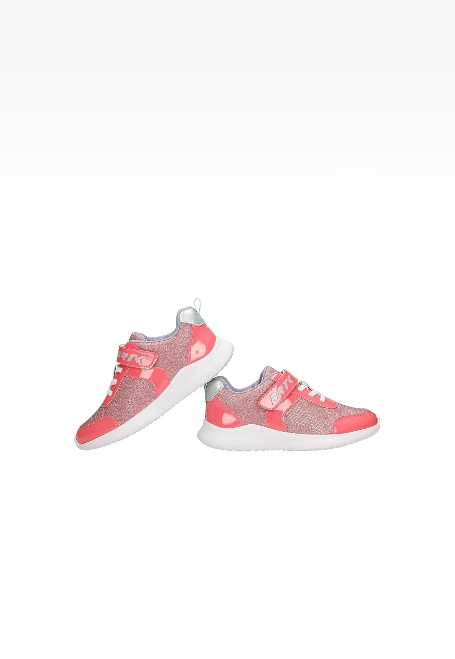 BARTEK różowe sneakersy dla dziewcząt z błyszczącym materiałem 87005-15