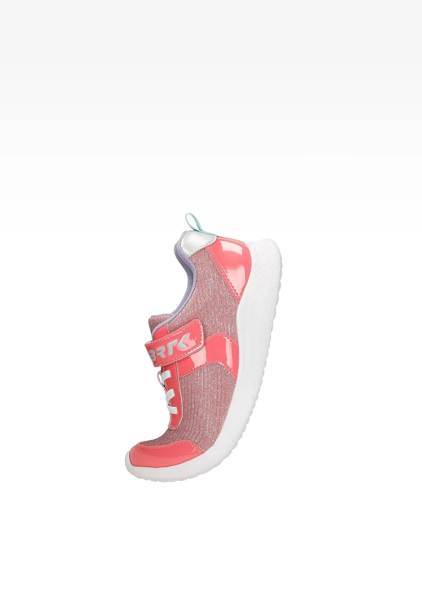 BARTEK różowe sneakersy dla dziewcząt z błyszczącym materiałem 87005-15