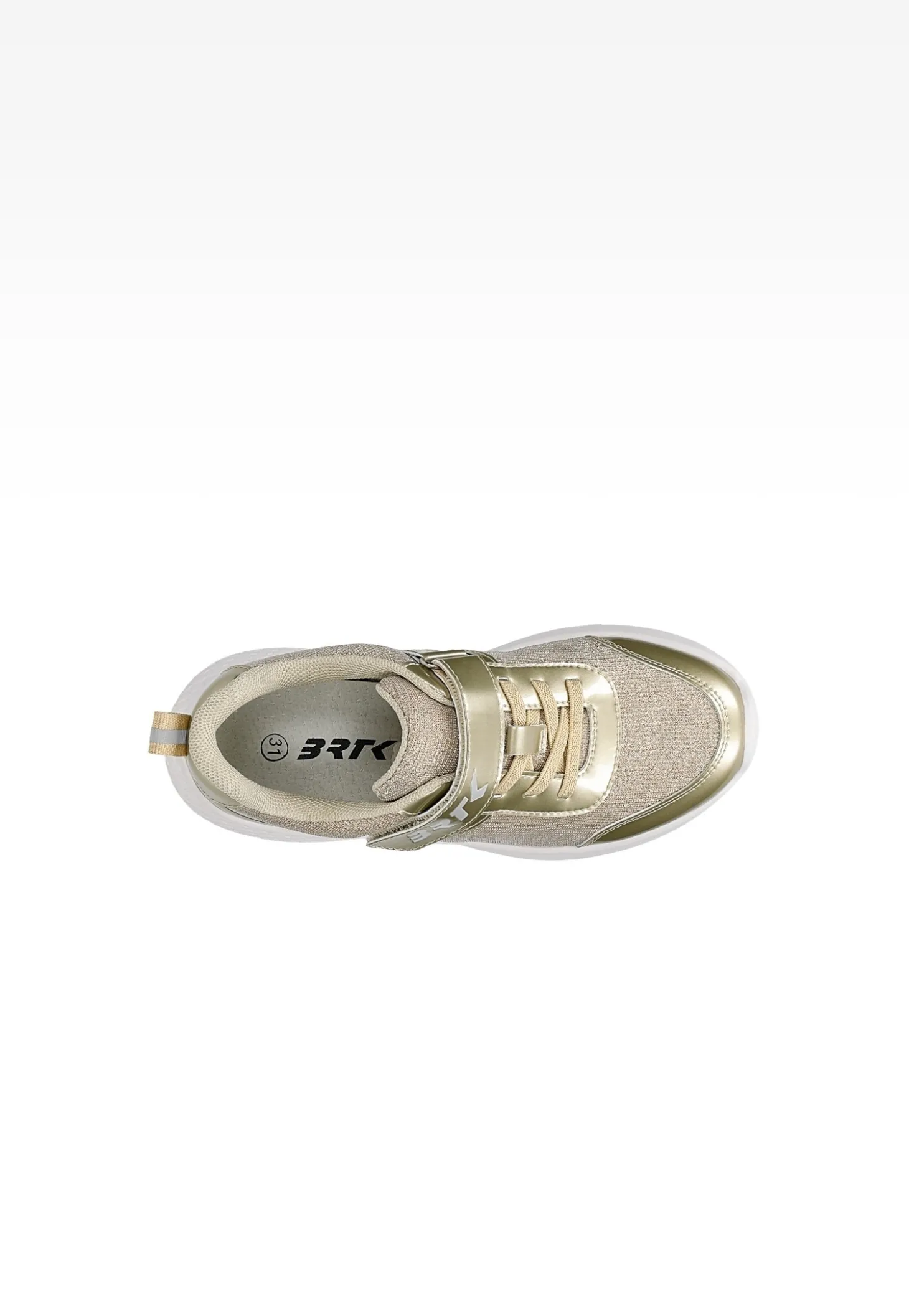 BARTEK złote sportowe sneakersy dla dziewczynki 87005-18