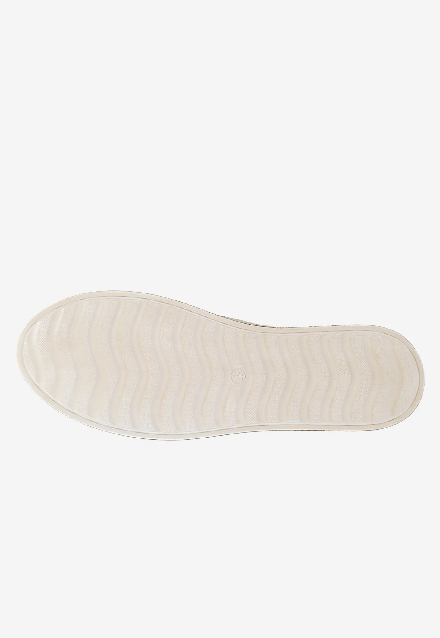 Beżowe ażurowe półbuty w stylu espadryli