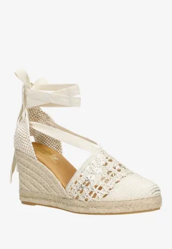 Beżowe espadryle RELAKS w stylu boho