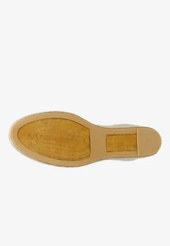 Beżowe zabudowane espadryle RELAKS