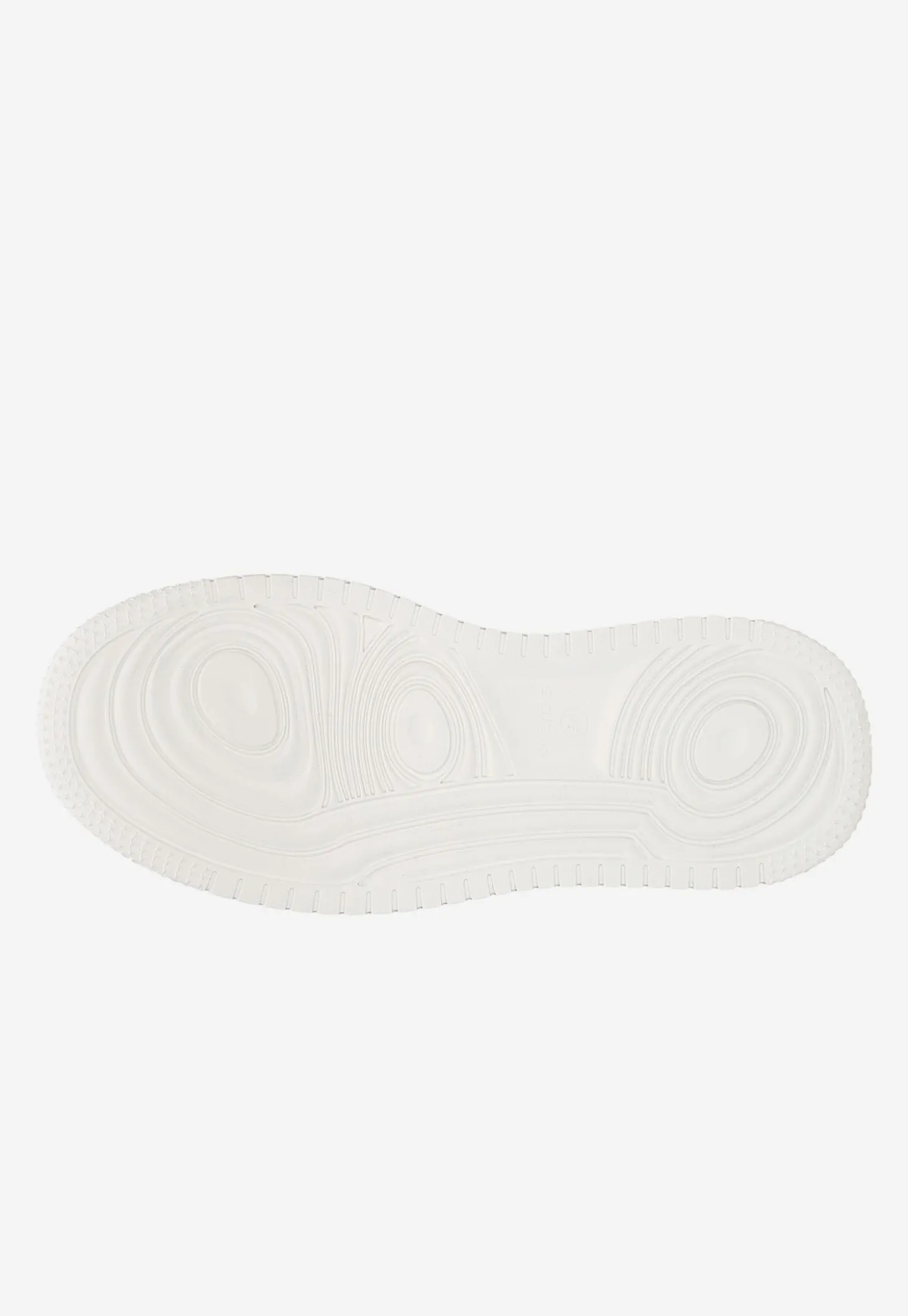 Białe skórzane sneakersy na wysokiej platformie