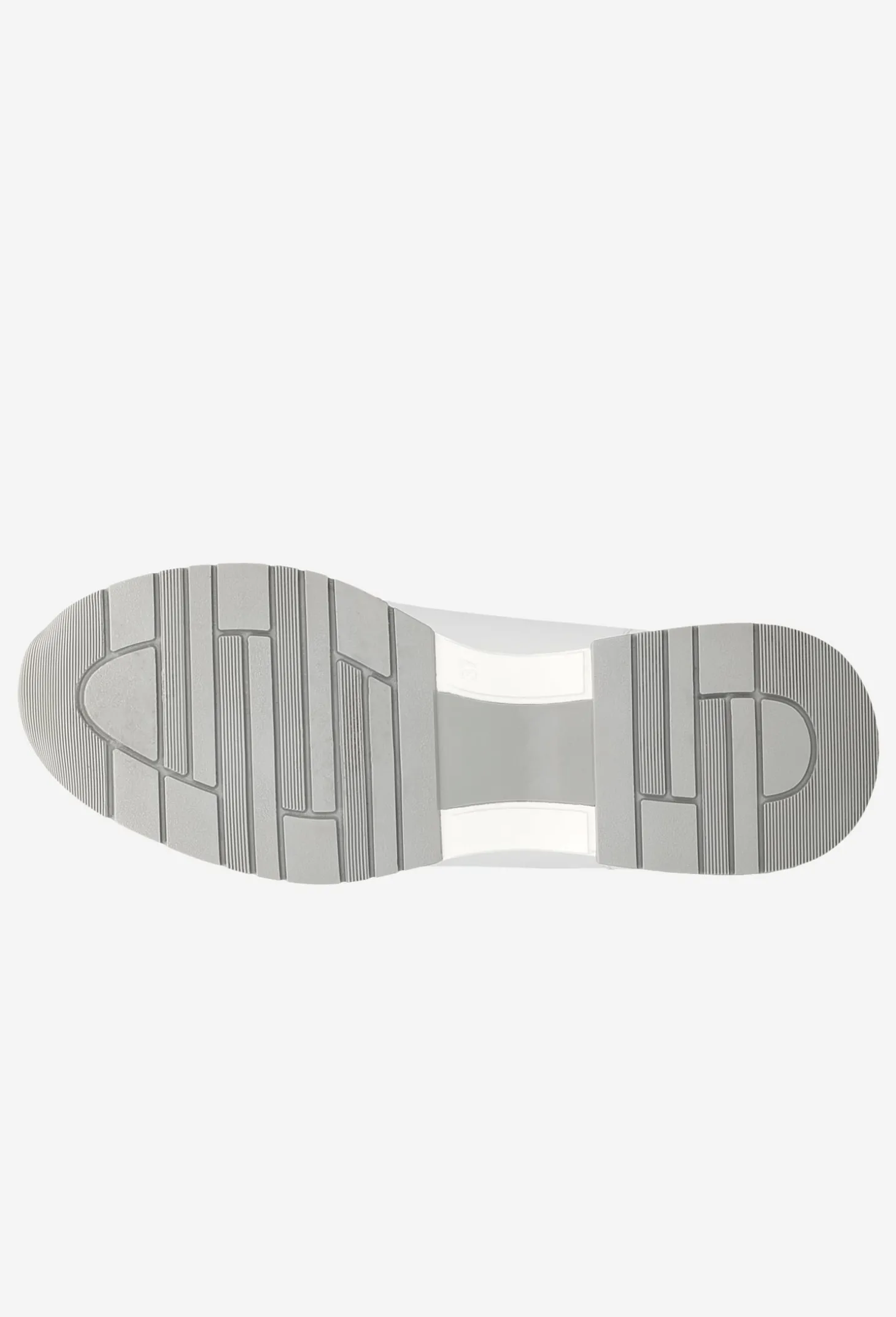 Białe sneakersy damskie na podwyższonej podeszwie