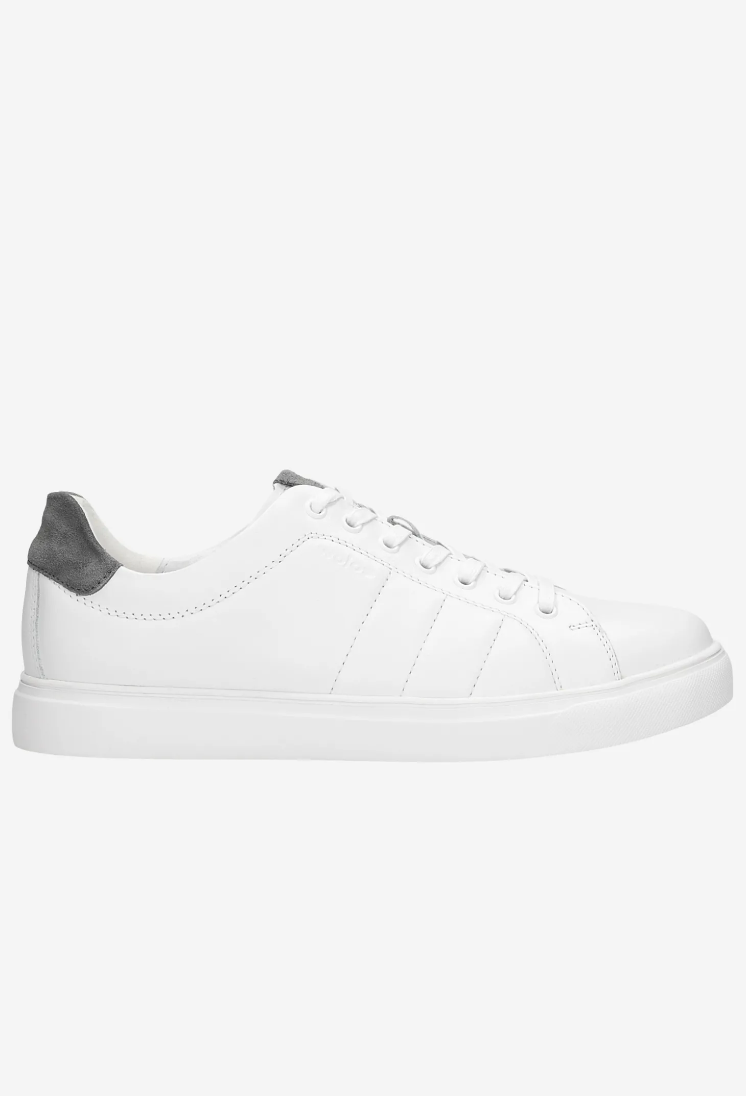 Białe trampki z szarymi wstawkami | COMFORT