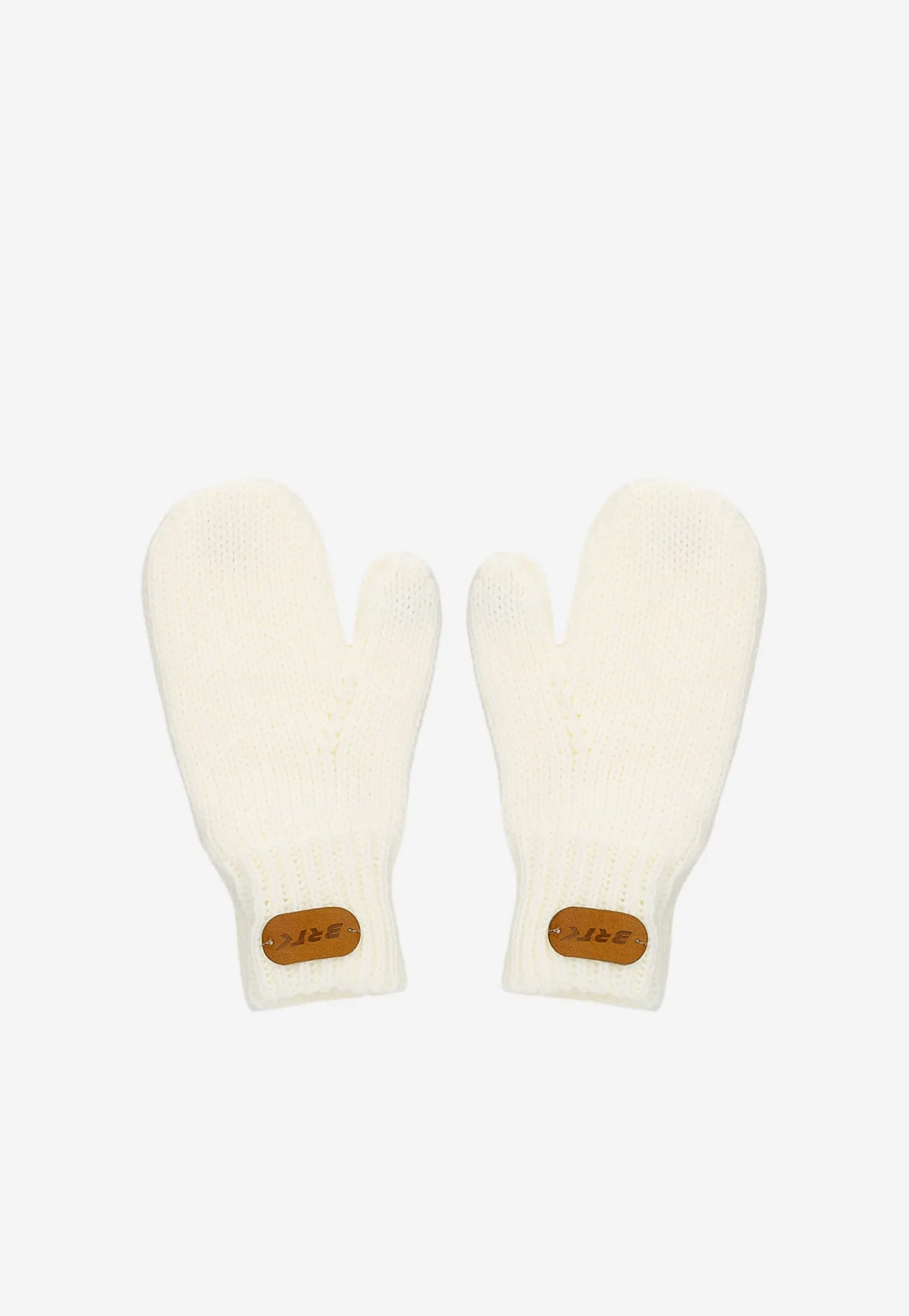 Biało-kolorowy zestaw czapka + komin + rękawiczki BARTEK 85600-19