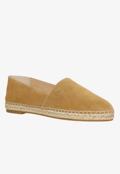 Brązowe espadryle damskie z jutowym sznurkiem