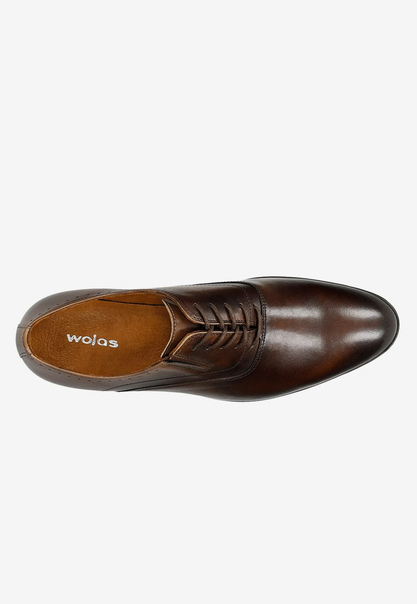 Brązowe półbuty męskie w stylu formal