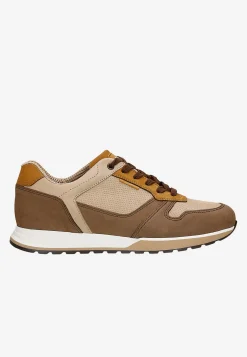 Brązowo-beżowe sneakersy męskie