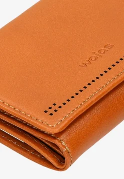 Brązowy mały portfel z ochroną RFID