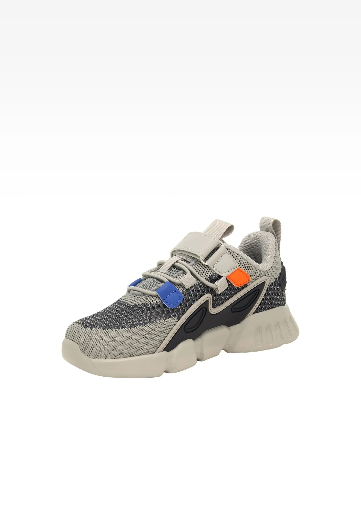 Chłopięce sneakersy z elastyczną siateczką i rzepem BARTEK 87007-10