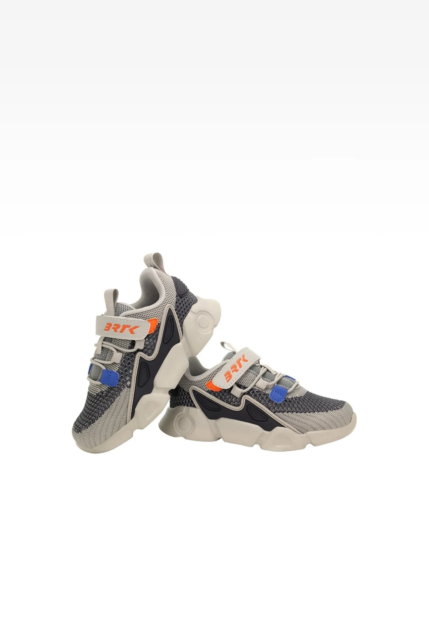 Chłopięce sneakersy z elastyczną siateczką i rzepem BARTEK 87007-10