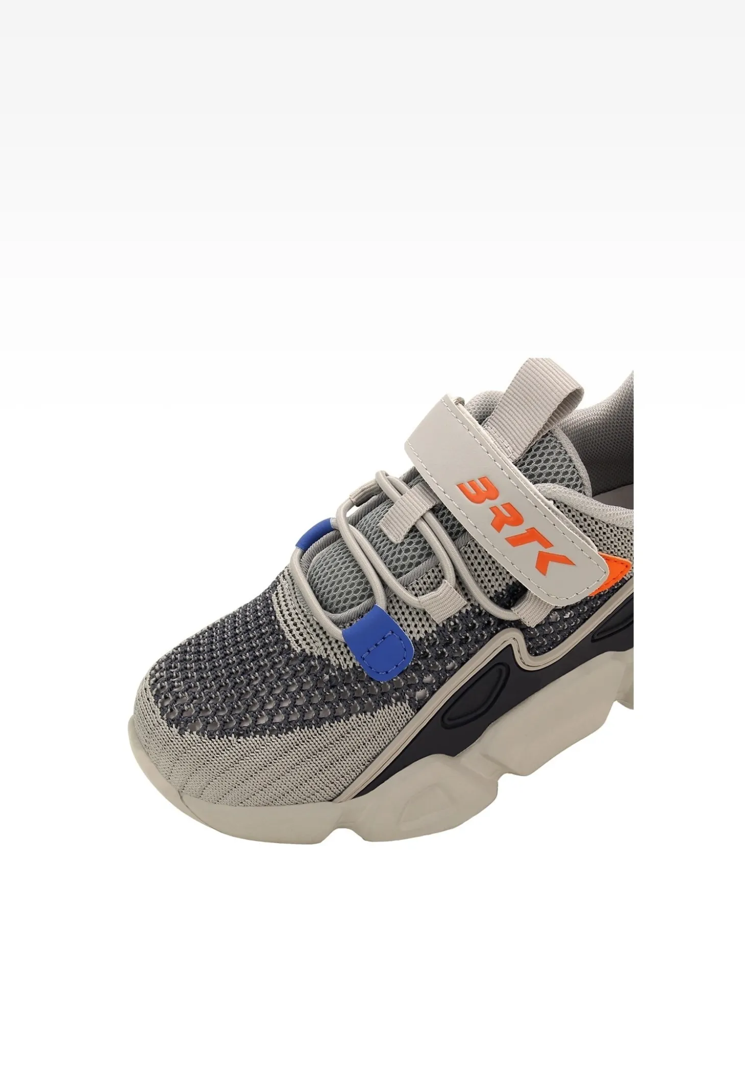 Chłopięce sneakersy z elastyczną siateczką i rzepem BARTEK 87007-10