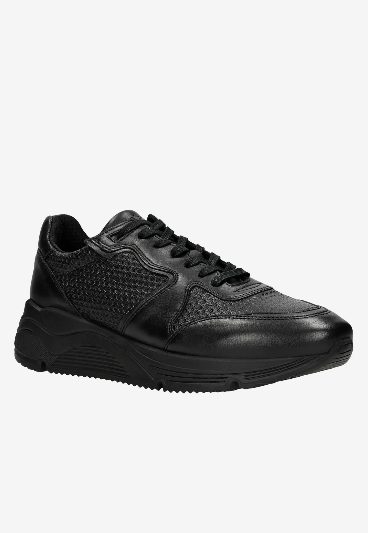 Czarne całoroczne sneakersy męskie