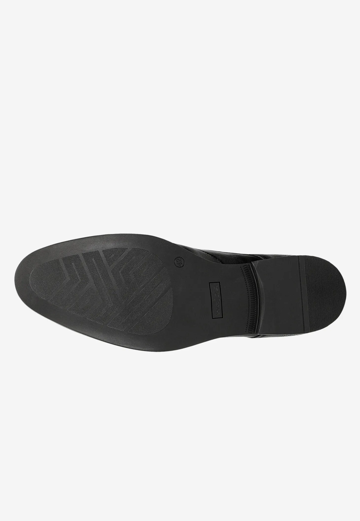 Czarne eleganckie buty męskie ze skóry licowej