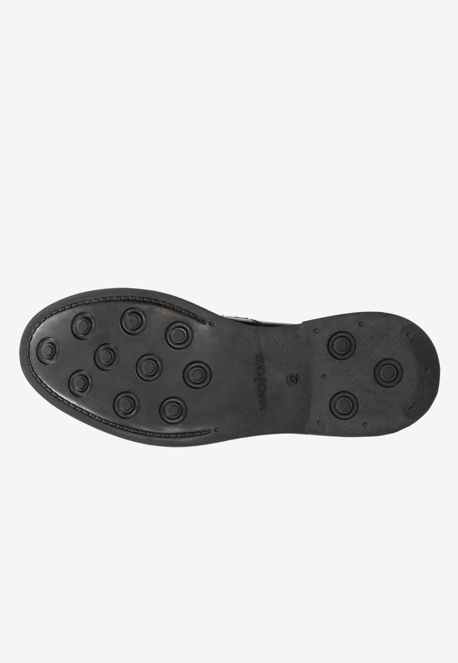 Czarne lakierowane mokasyny męskie typu penny loafers