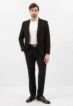 Czarne lakierowane męskie półbuty w stylu formal