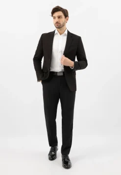 Czarne lakierowane męskie półbuty w stylu formal