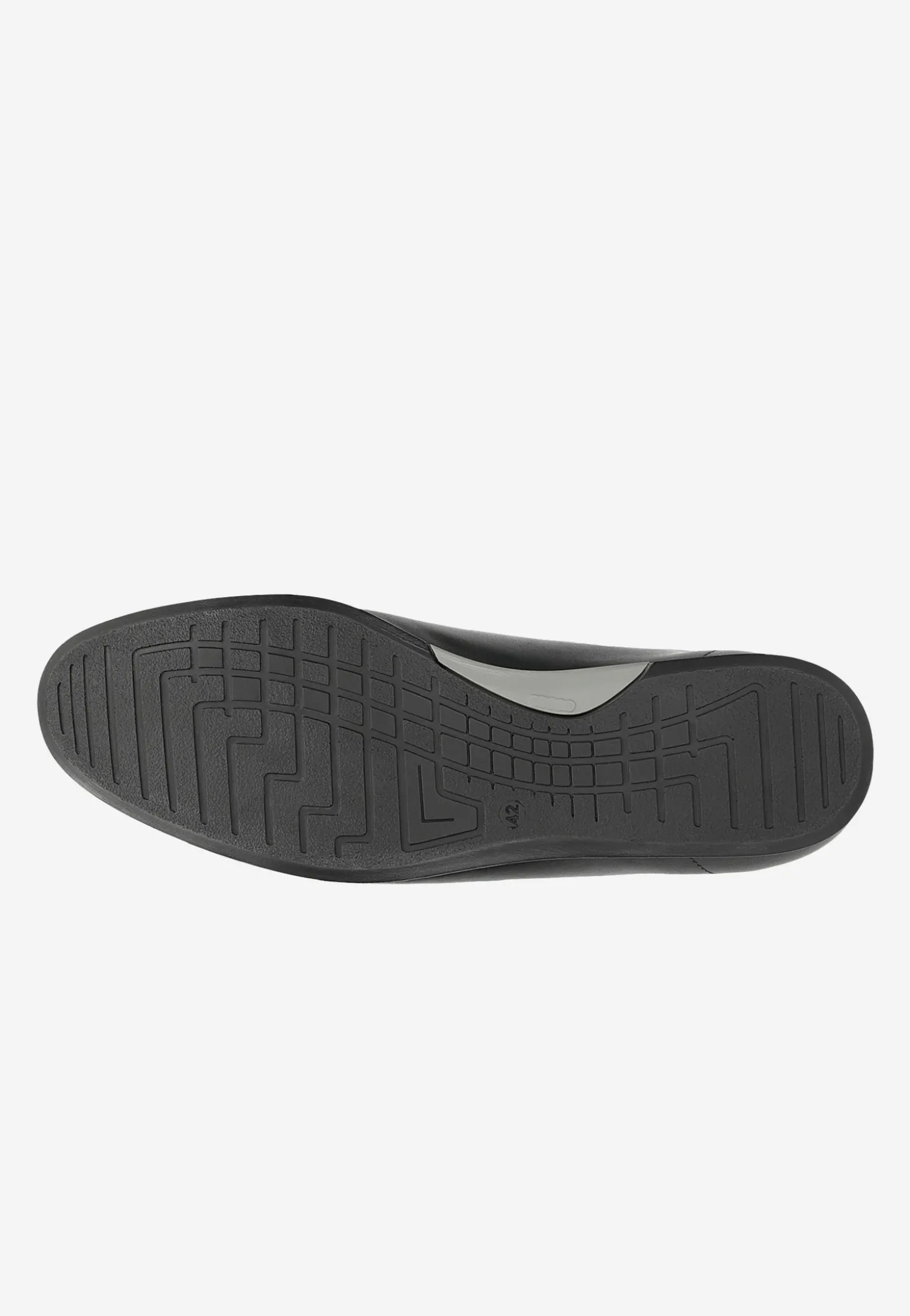 Czarne minimalistyczne sneakersy męskie w klasycznym stylu
