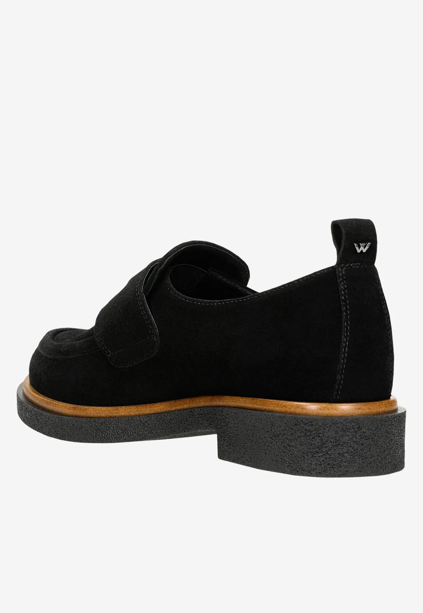 Czarne mokasyny damskie penny loafers w stylu casual
