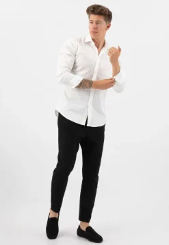 Czarne mokasyny męskie w stylu casual