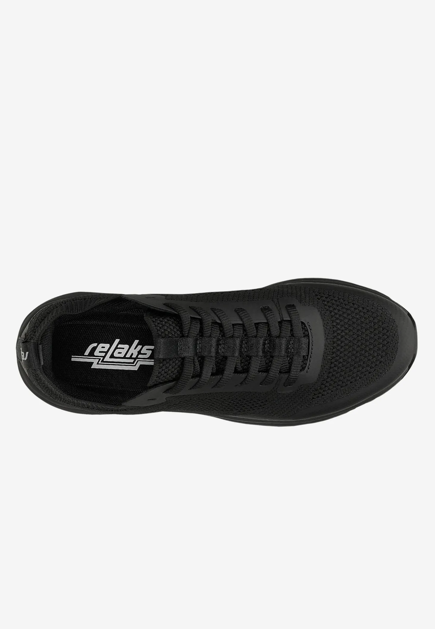 Czarne siateczkowe sneakersy RELAKS