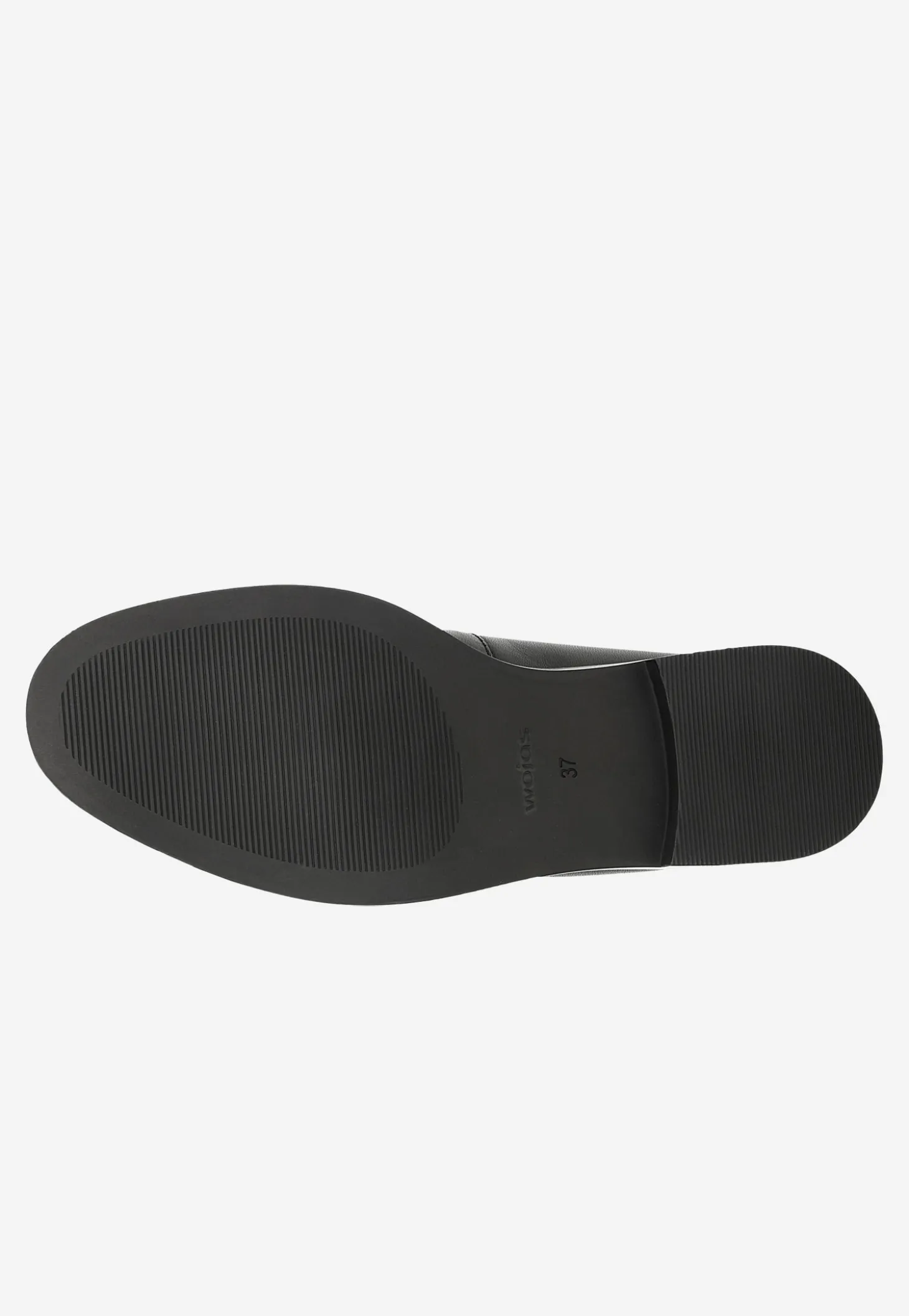Czarne skórzane mokasyny damskie penny loafers