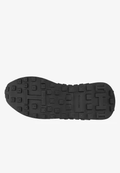Czarne skórzane sneakersy damskie