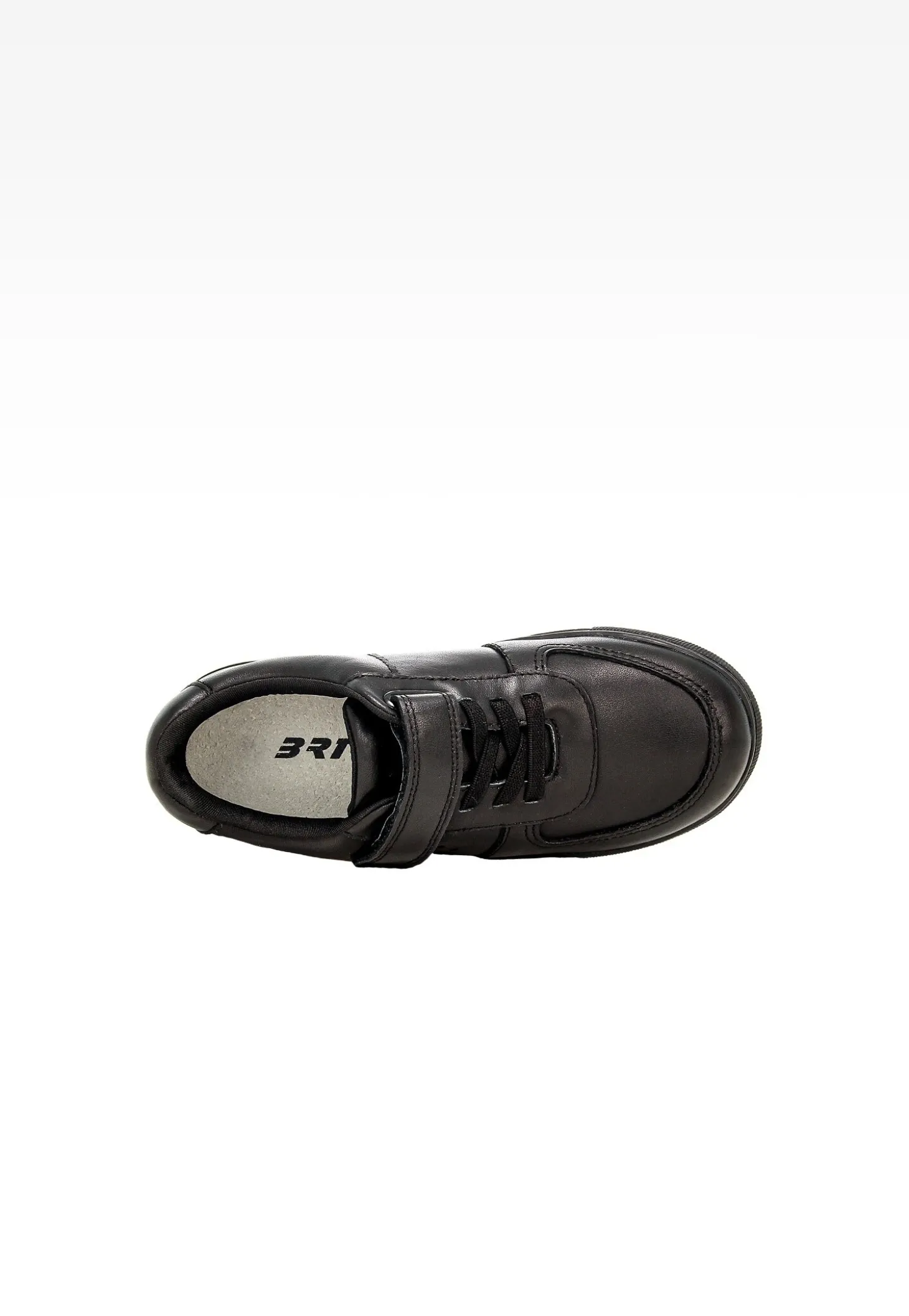 Czarne skórzane trampki BARTEK 86004-51