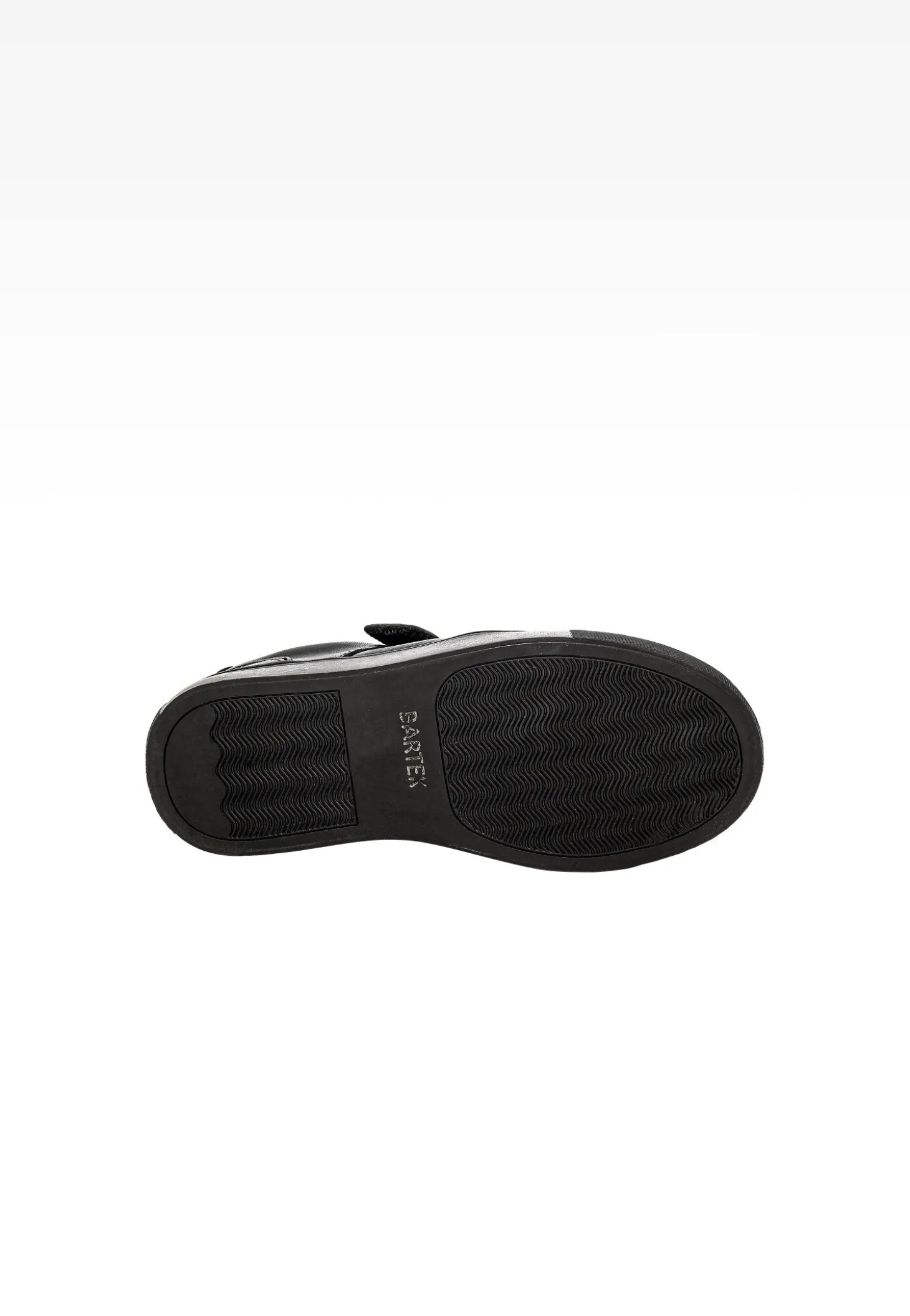 Czarne skórzane trampki BARTEK 86004-51