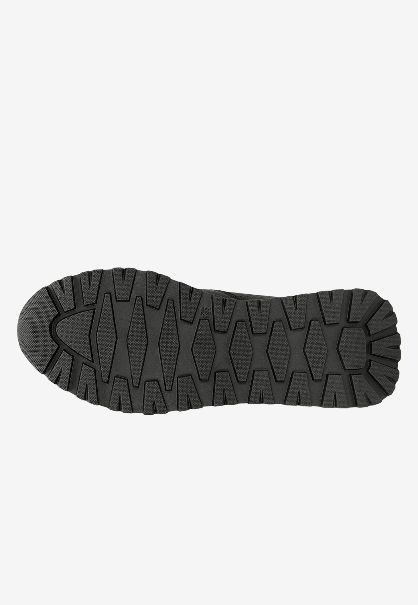 Czarne sneakersy damskie na wysokiej podeszwie