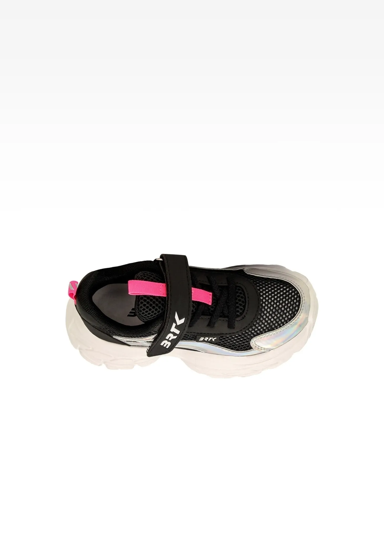Czarne sneakersy dla dziewczynki z elementami holo BARTEK 87008-11