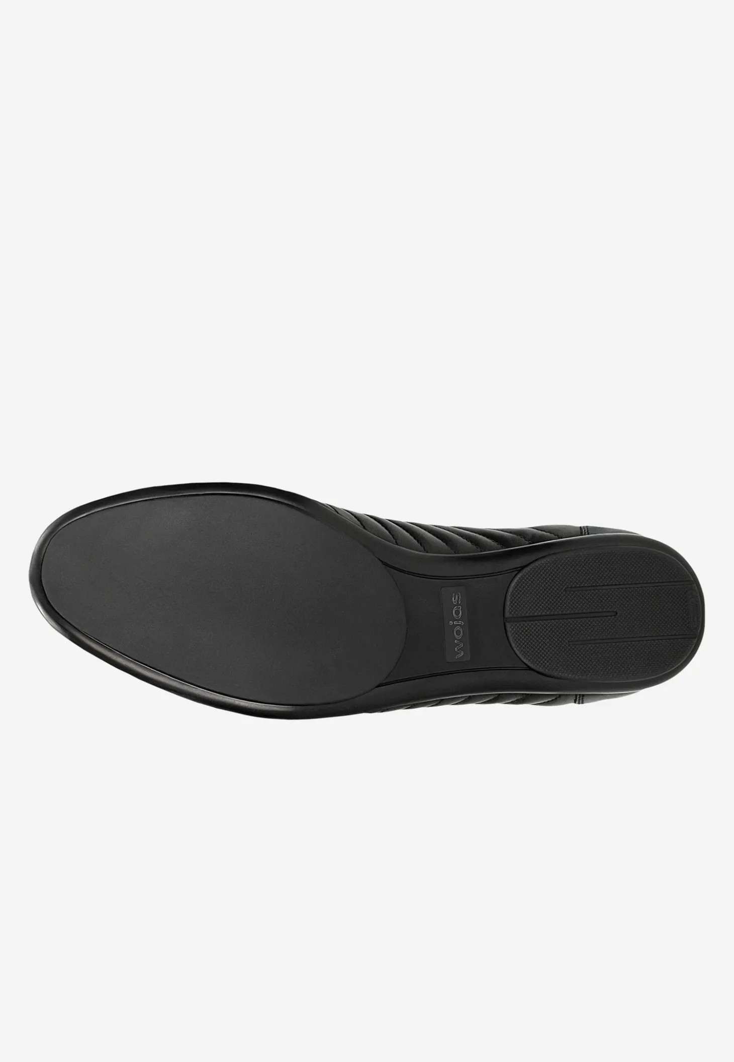Czarne sneakersy meskie z ozdobnymi przeszyciami