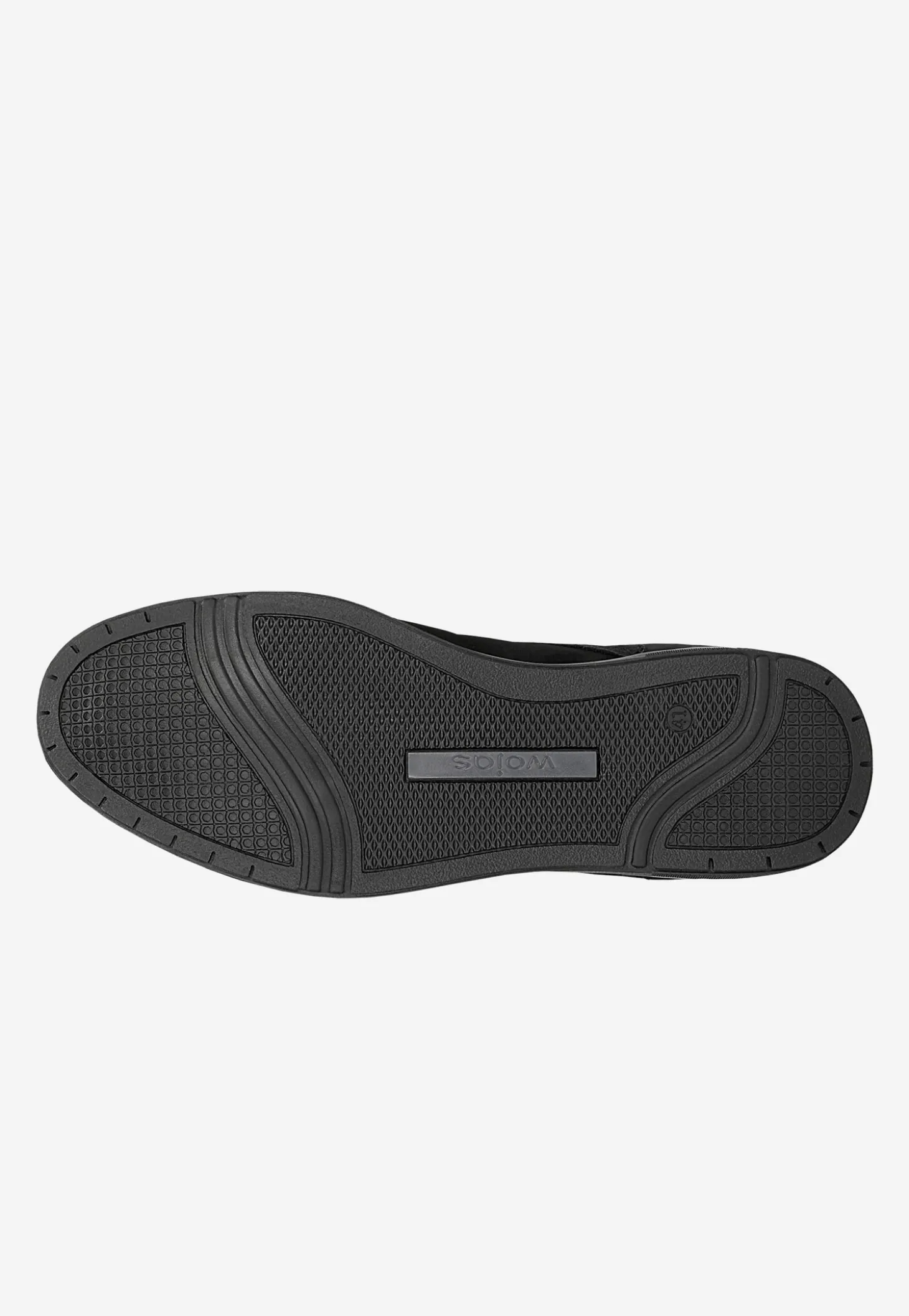 Czarne sneakersy męskie na płaskiej podeszwie