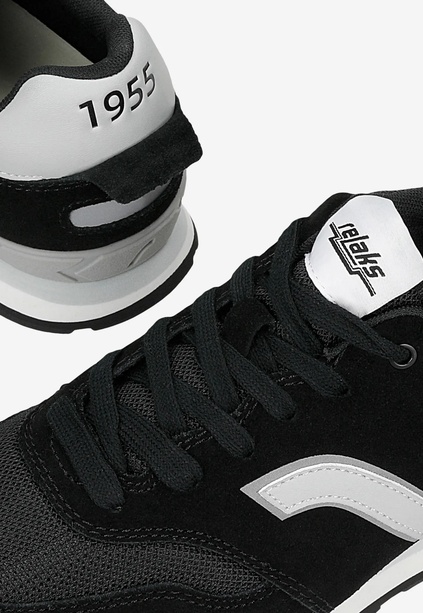 Czarne sportowe sneakersy RELAKS