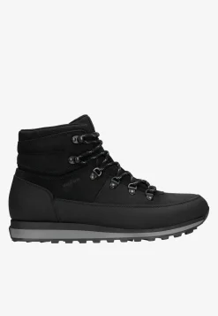 Czarne zimowe buty trekkingowe męskie