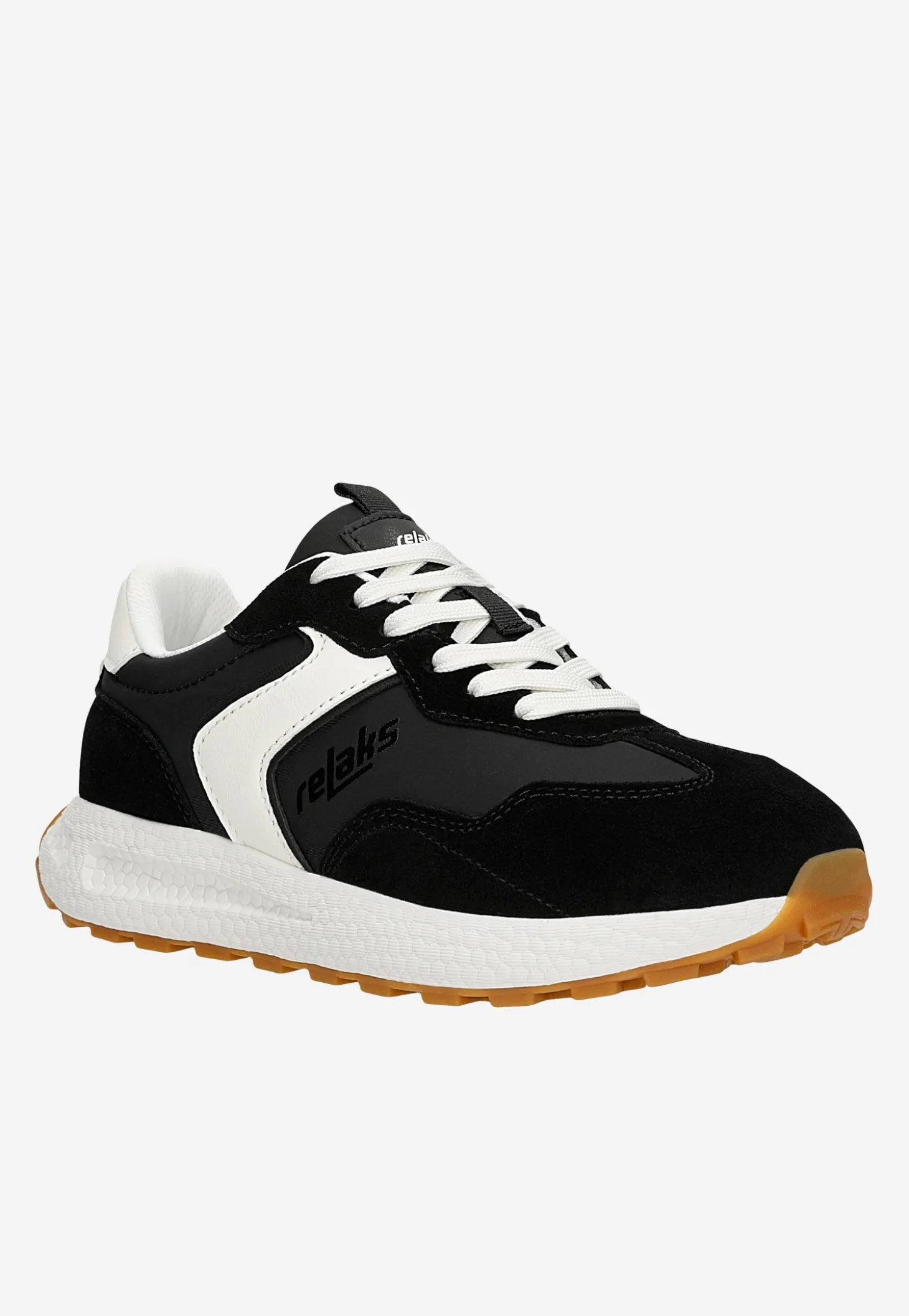 Czarno-białe sneakersy RELAKS