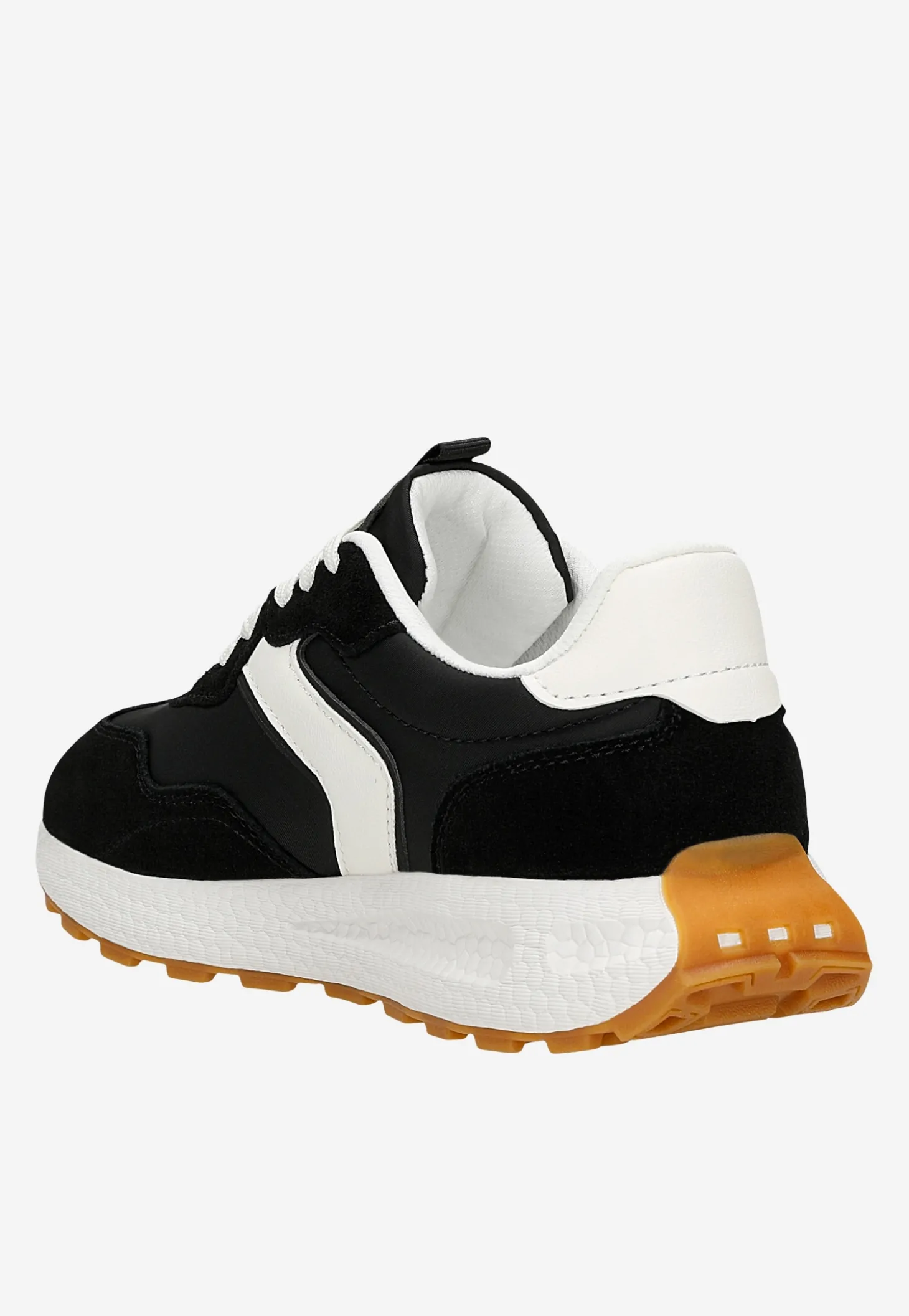 Czarno-białe sneakersy RELAKS