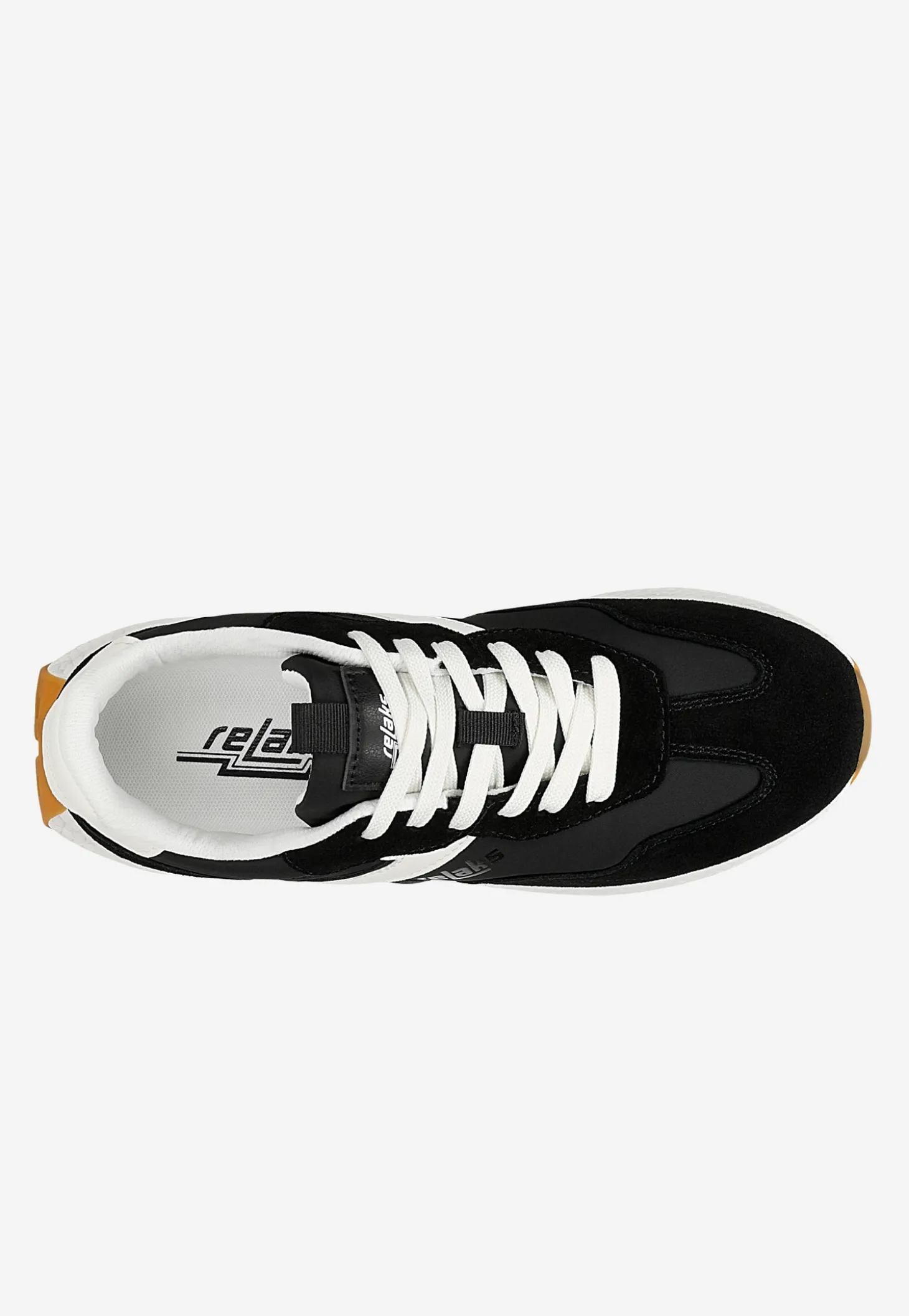 Czarno-białe sneakersy RELAKS