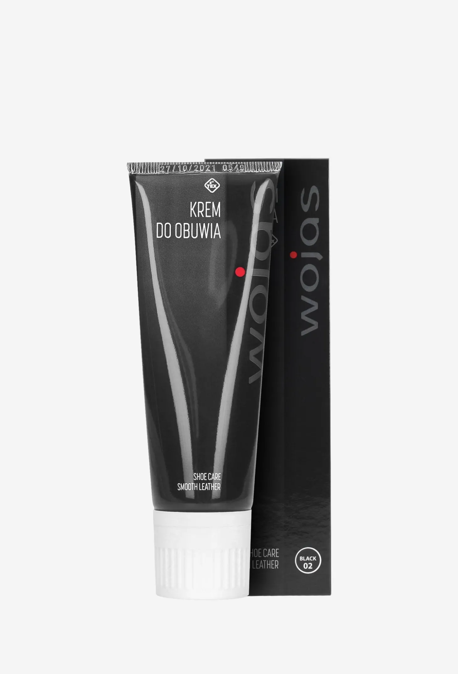 Czarny krem do obuwia tuba 75 ml