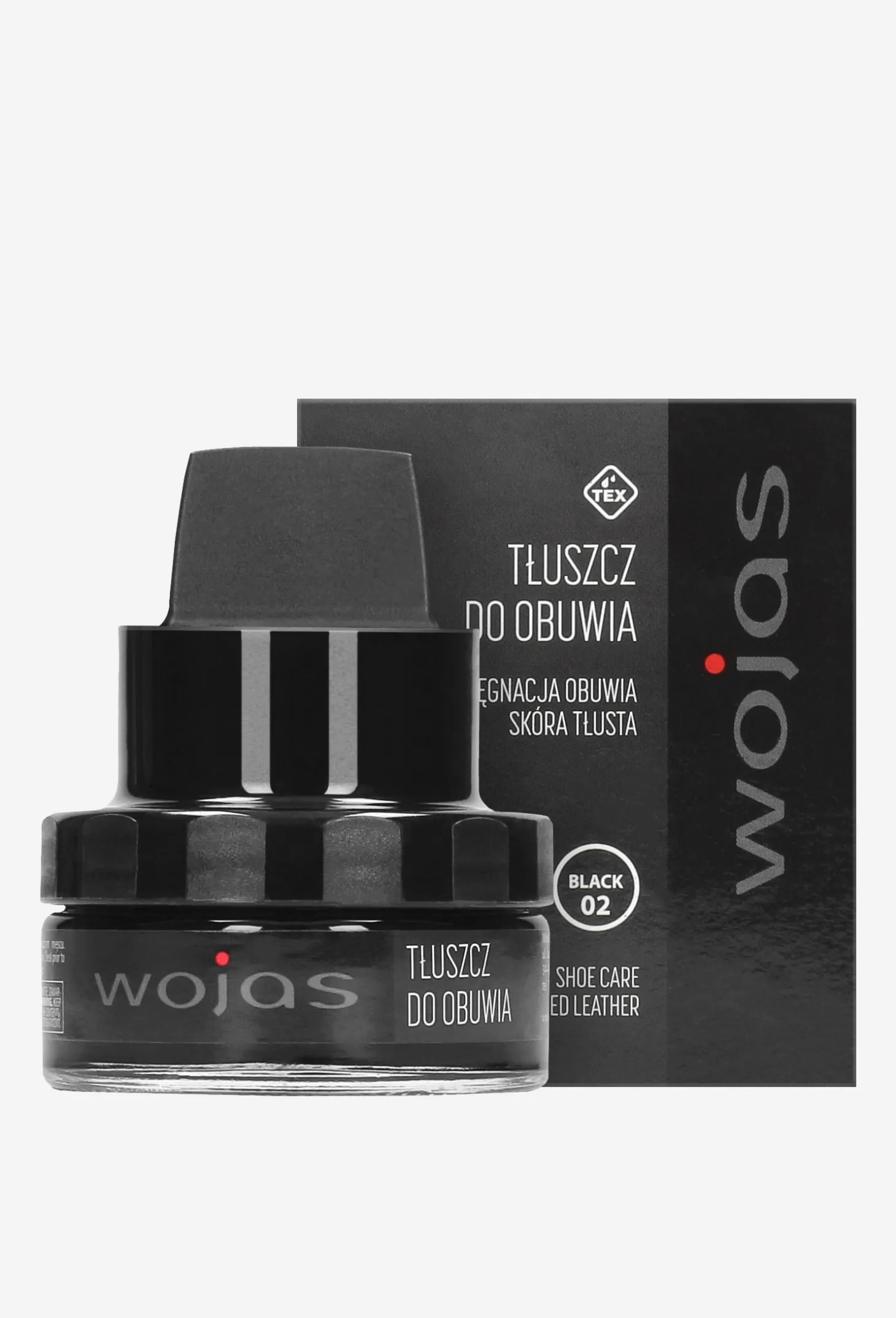 Czarny tłuszcz do obuwia 50 ml