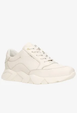 Delikatne beżowe sneakersy damskie