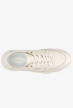 Delikatne beżowe sneakersy damskie
