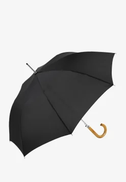 Długi parasol w kolorze czarnym