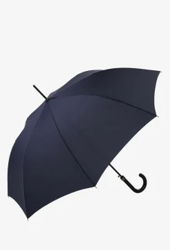 Długi parasol w kolorze granatowym
