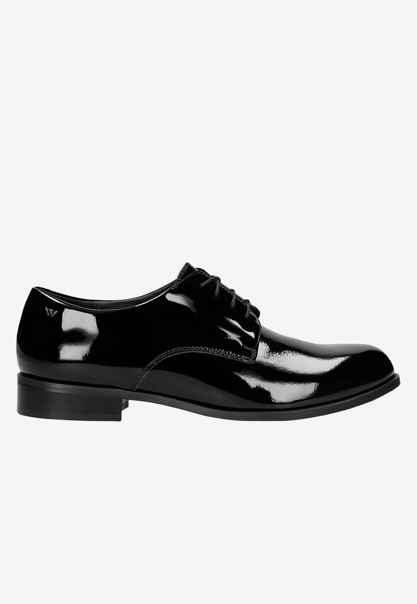 Eleganckie lakierowane półbuty damskie
