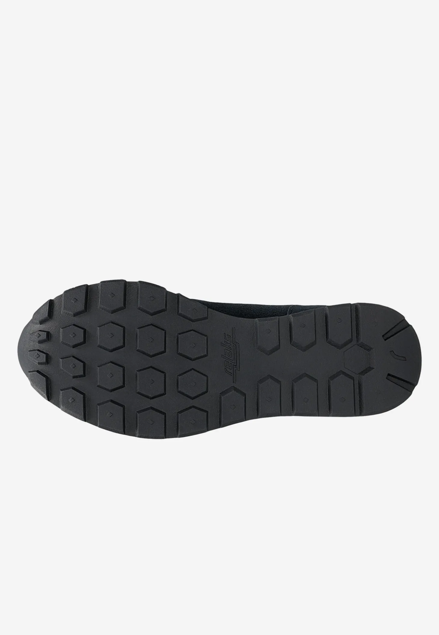 Granatowe sneakersy RELAKS z popielatymi wstawkami