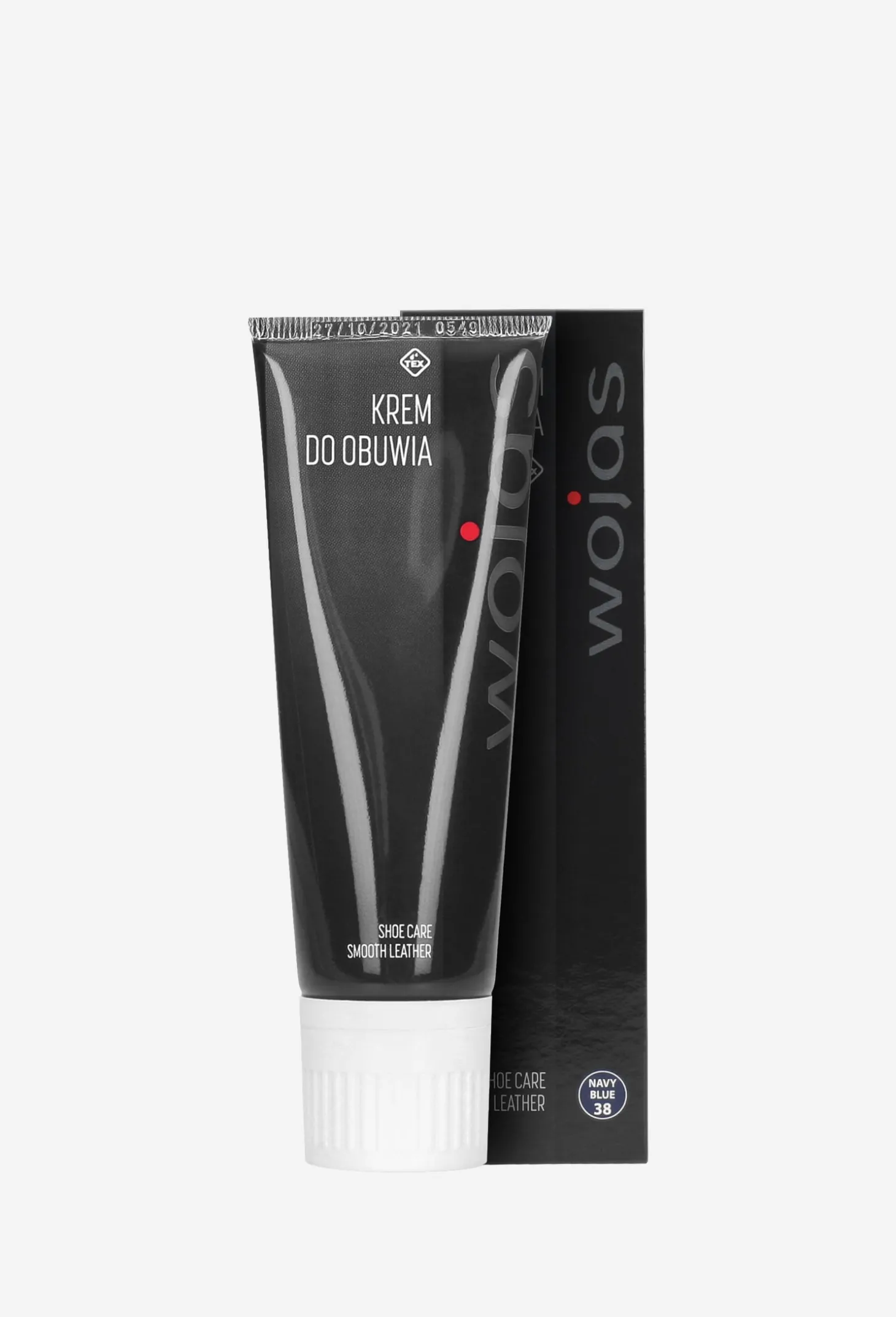 Granatowy krem do obuwia tuba 75 ml