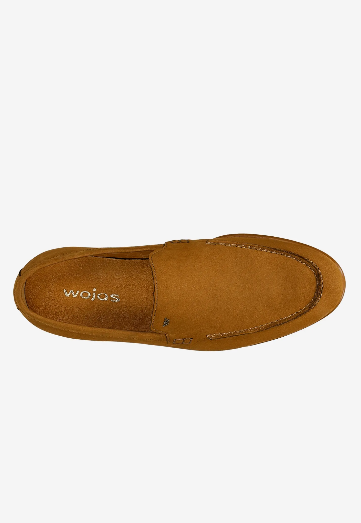 Jasnobrązowe loafersy męskie
